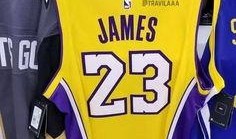 最新爆料湖人球衣图片